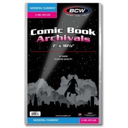 BCW Mylar Current Comic Book Bags 2-MIL (50 Stück)