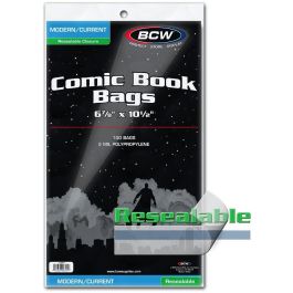 BCW Resealable Current Comic Bags (100 Hüllen)