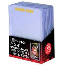 UP Topload & Card Sleeves Rookie 3 x 4 Inch (25 Stück)