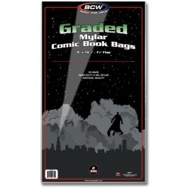 BCW Mylar Graded Comic Book Bags 2-MIL (25 Stück)