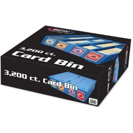 BCW 3200 Card Bin - Sammelkarten-Aufbewahrungsbox Blau