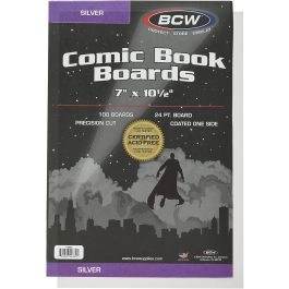 BCW Silver Comic Book Boards 24pt (100 Stück)