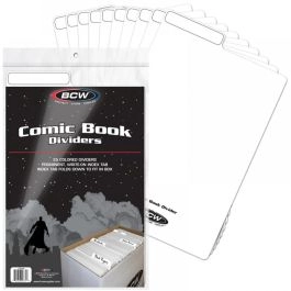 BCW Comic Dividers - 25 Stück Comic Titeltrenner